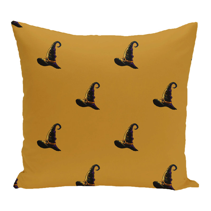 Outdoor Reversible Throw Pillow, Gold