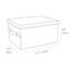 Boîte de rangement en tissu souple-41615710-41615709
