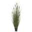 Herbe à feuillage artificiel en pot