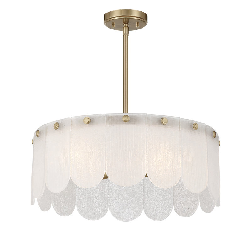 Convertible 4 lumières en laiton noble, Laiton noble