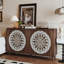 Buffet 60 po grain de noyer sculpté rétro Mandala-2000773170