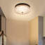 Stunning Glimmering Striped Glass Ceiling Light  11.8 Inch Elegant Modern Flush Mount Ceiling Light For Low Ceilings
