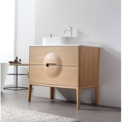 Ensemble de meuble-lavabo simple l 36 po x P 20 po x H 35 po Colmar