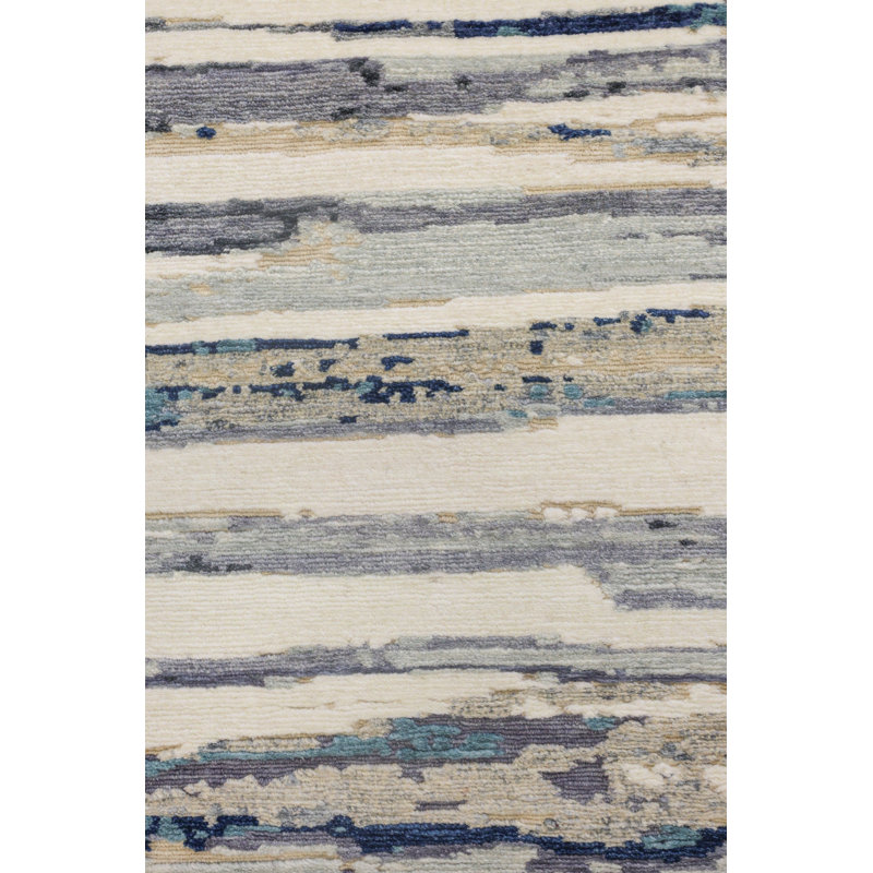 New Nepalese Skyline Wool On Cotton 2Ft6inx12ft