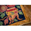 1920s Antique Warm Gold Ground Floral Modern Knotted Chinese Art Deco Carpet Rug