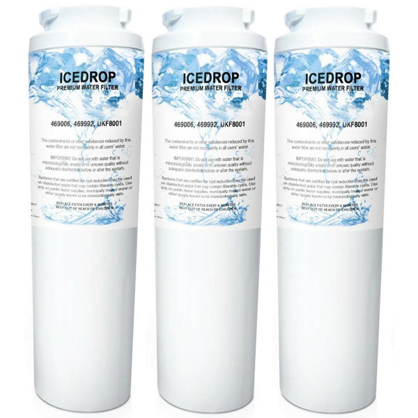 12-Pack Milwaukee Refrigerator Water Filter – Fits Maytag UKF8001, UKF9001, Whirlpool – Carbon Block