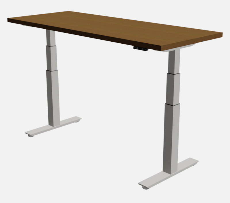 Bureau debout à hauteur ajustable Jessiah, Noir, H 29 po x l 46 po x P 23 po