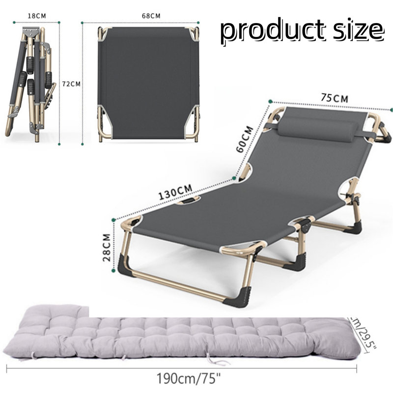 Nidhish 190cm Long Reclining Single Chaise with Cushions