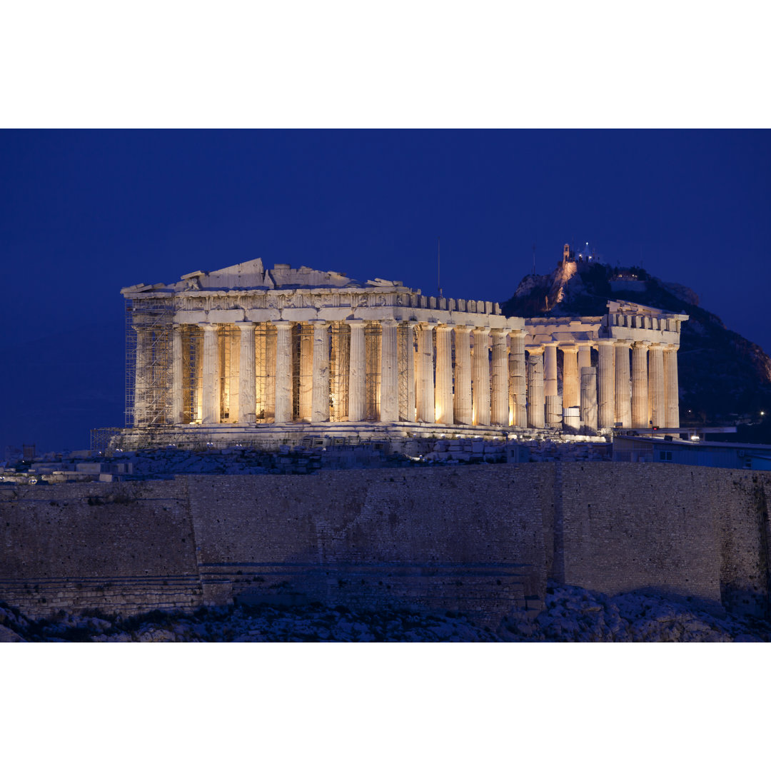 Parthenon in der Abenddämmerung von Zz1969 - Drucken