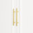 Elegant White Wardrobe With Golden Handles, Large Capacity With Multi-Function Storage Solutionsproduct Title:Modern Entryway Cabinet With Spacious Drawers - Sleek Design