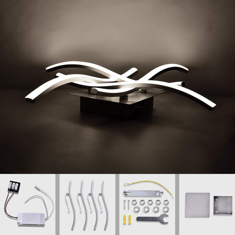 Dairyn Plastic LED Flush Mount