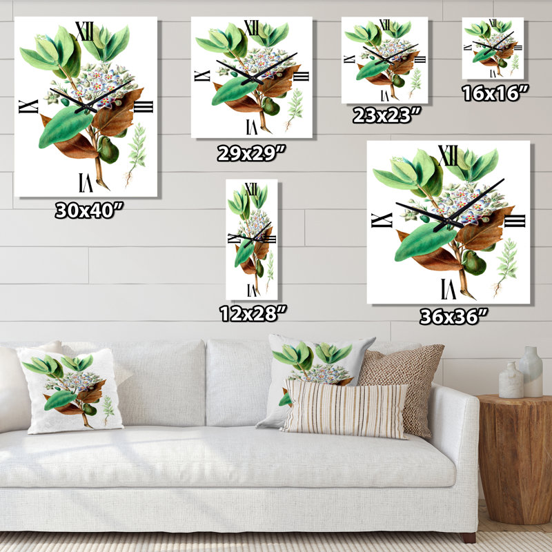 Horloge murale Plant Life, Petit