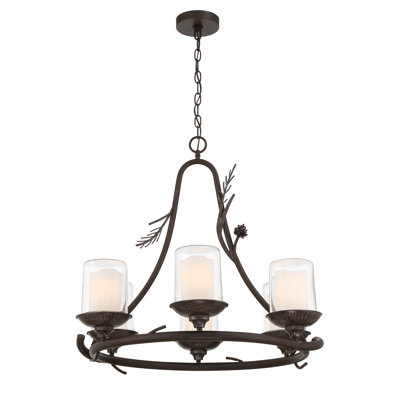 Lustre empire 6 lumières Ezeqiel