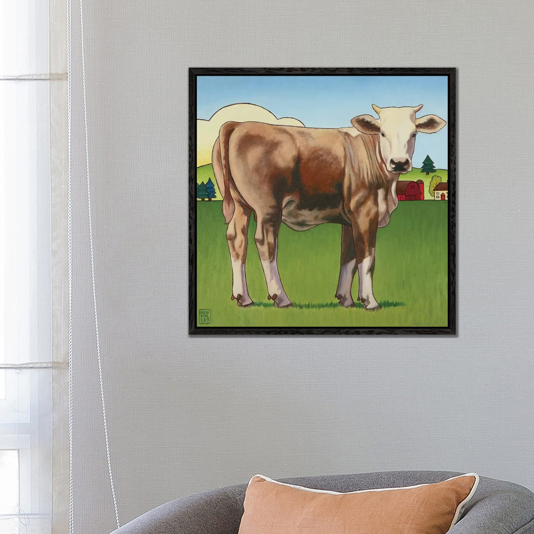 Cow Girl von Stacey Neumiller - Galerie-verpackte Leinwand Giclée auf Leinwand