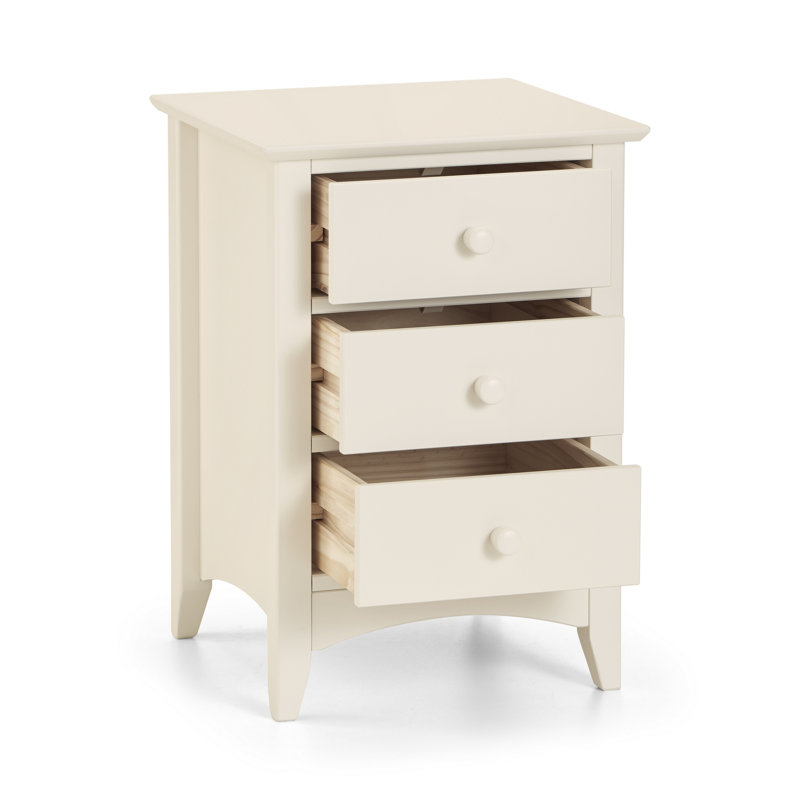 Kingsbury 44cm W Solid Wood Bedside Table