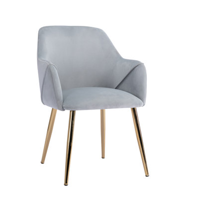 Abdulbaki 46cm H Velvet Upholstered Armchair
