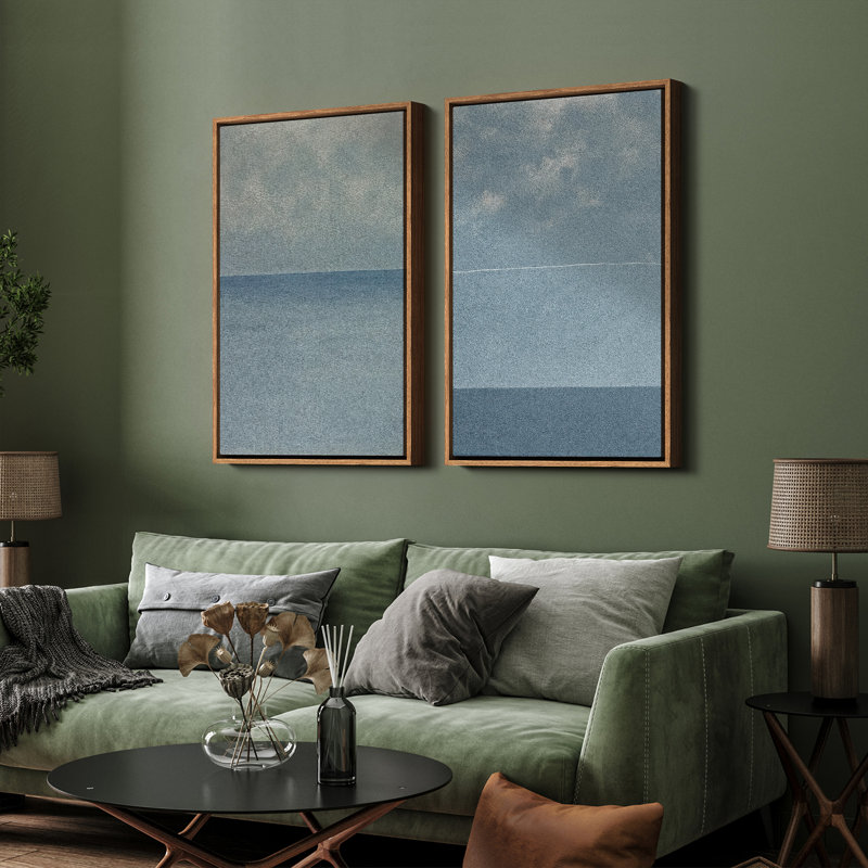 Art mural encadré abstrait rétro antique classique pour chambre à coucher, H 36 po x l 24 po, Naturel