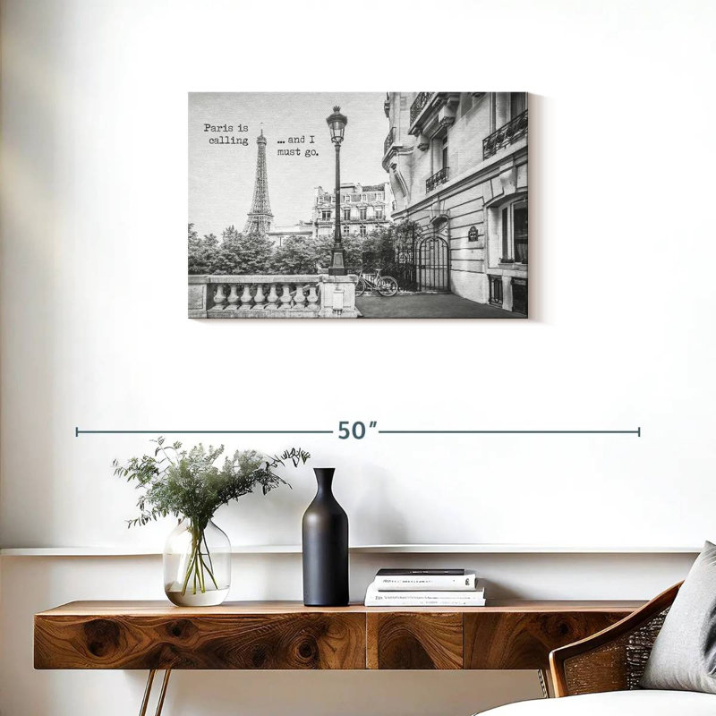 Rorry Paris Is Calling, 20" H x 30" W