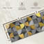 «Abstract Geometric Circles», reproduction sur toile-93025662