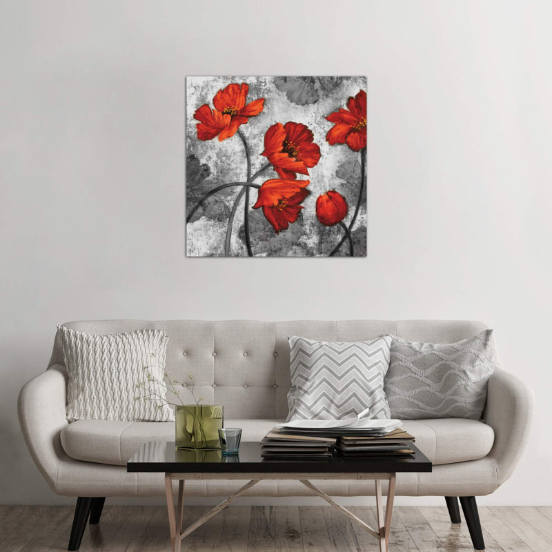 Evening Red II by Brian Francis - Wrapped Canvas Print, 66.04 cm H x 66.04 cm W x 3.175 cm D
