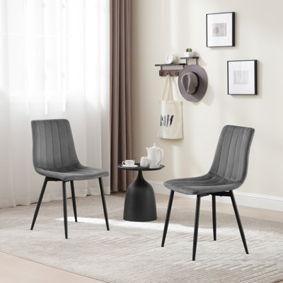 Aghaboy 44 cm H Velvet Side Chair