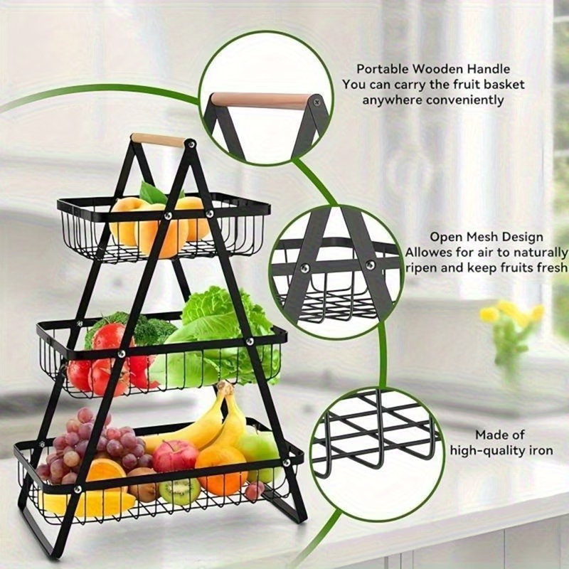 Symple Stuff Iron Fruit Basket