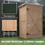 Renelsa Wooden Garden Shed Small Shed 2 Shelves-1722874238