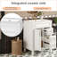 Ensemble de meuble-lavabo simple moderne 24 po avec tiroirs profonds et tablette réglable pour petits espaces Modern French-926757842-926757843