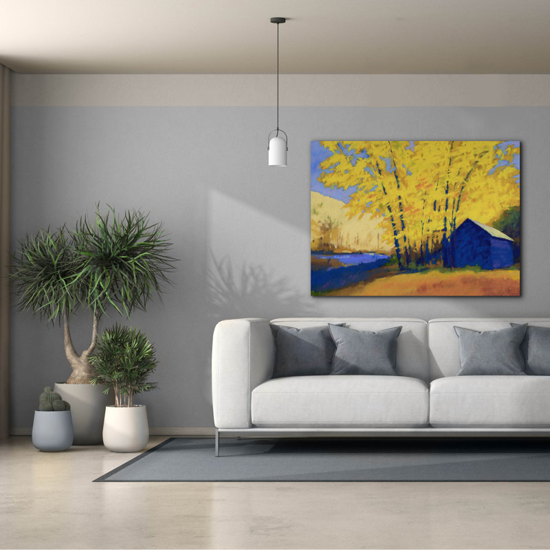 «Hartmans Place» par Mike Kelly, art mural sur toile, H 40 po x l 54 po x P 1,5 po