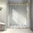 6076 Brushed Gold Shower Door - With 70Mm 304 Stainless Steel Pulleys, Soft Closing, Nano Cleaning, -Proof Membrane For Bathroom Coating Bath-121157400