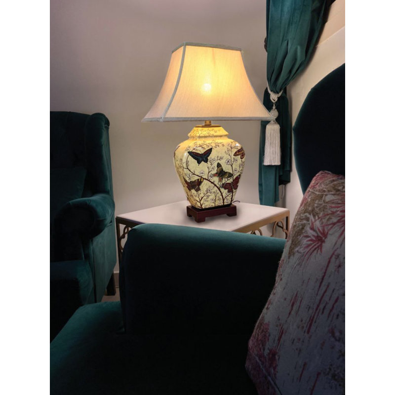 Deperte 40cm Grey Table Lamp