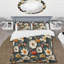 Mod Botanicals III - Ensemble de housse de couette style Mid-Century - Microfibre de polyester-306326494