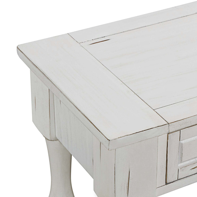 Console Charvic, Blanc antique