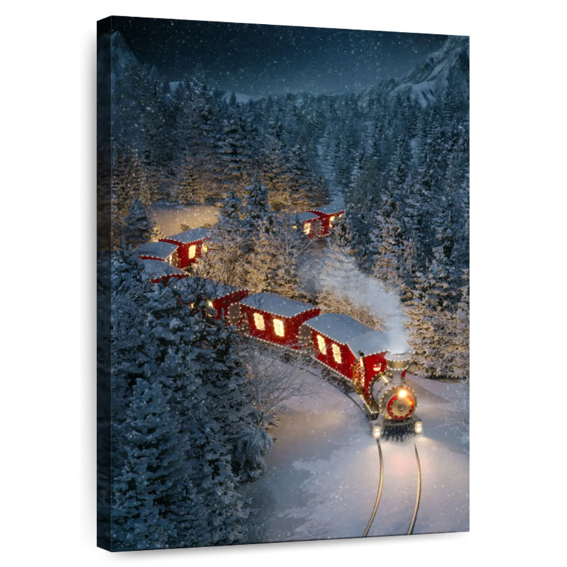 Lelend Christmas Train, 39" H x 26" W