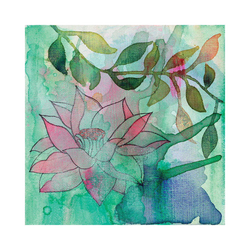 Cool Bloom II by Faith Evans-Sills - Wrapped Canvas Gallery-Wrapped Canvas Giclée, Wrapped Canvas, 12" H x 12" W