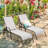 Maudrey Outdoor Metal Chaise Lounge
