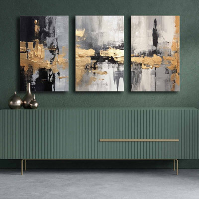 Peinture décorative sur toile (3 pièces)