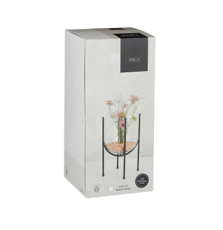 Jamey Glass Table Vase