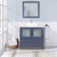 Ensemble de meuble-lavabo simple avec miroir -116868047-62326234