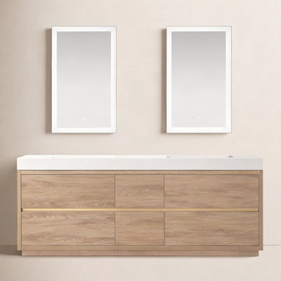Beira 84" Double Bathroom Vanity