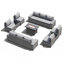 Ensemble de conversation en rotin pour 10 personnes avec coussins Guildford-100088004-101925000