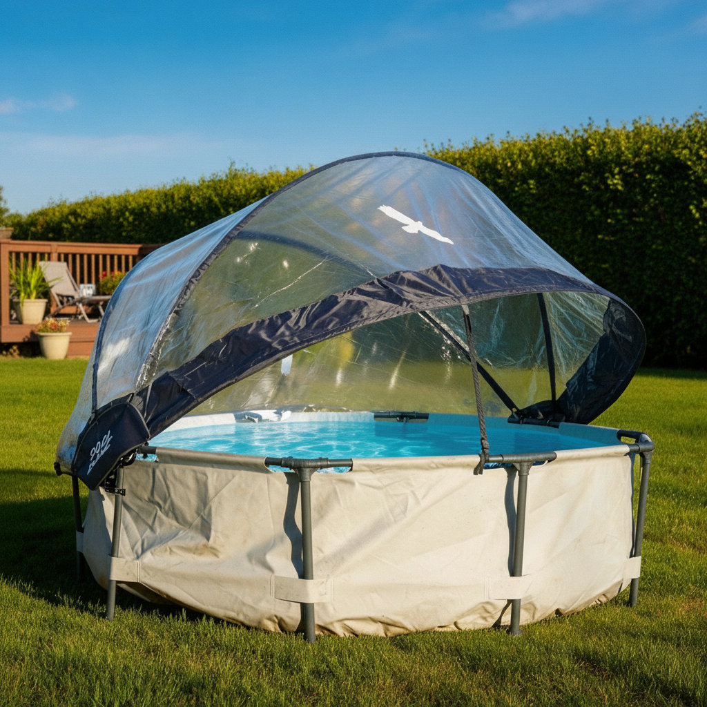 Bright future666 10Ft Round Multifunctional All-Weather Pool Dome ...