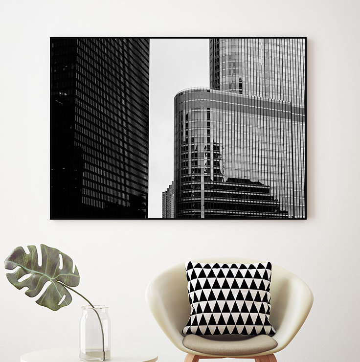 «In the City», reproduction de photo sur toile, H 11 po x l 14 po x P 2 po
