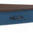 33.8'' Small Triangle Corner Table, Wood Corner Side Table For Small Spaces/ Living Room, 3 Tier End Corner Table With Solid Wood Legs, Navy Blue And Espresso Top