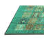 Tapis géométrique bleu / blanc fabriqué à la machine-1487237898