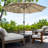 Kelton Patio Umbrella with Auto Tilt - 10' Easy Crank Outdoor Umbrella with Vented Canopy for Deck, Balcony, Porch, Backyard, or Pool by Pure Garden-925197247