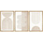 "Mid-Century Modern Boho" Duotone Beige Abstract Lines-73227860-119460497