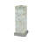 Modern White Chrome-finished Base Mosaic Pattern 2pc Table Lamp Soft Diffused Light White Shade