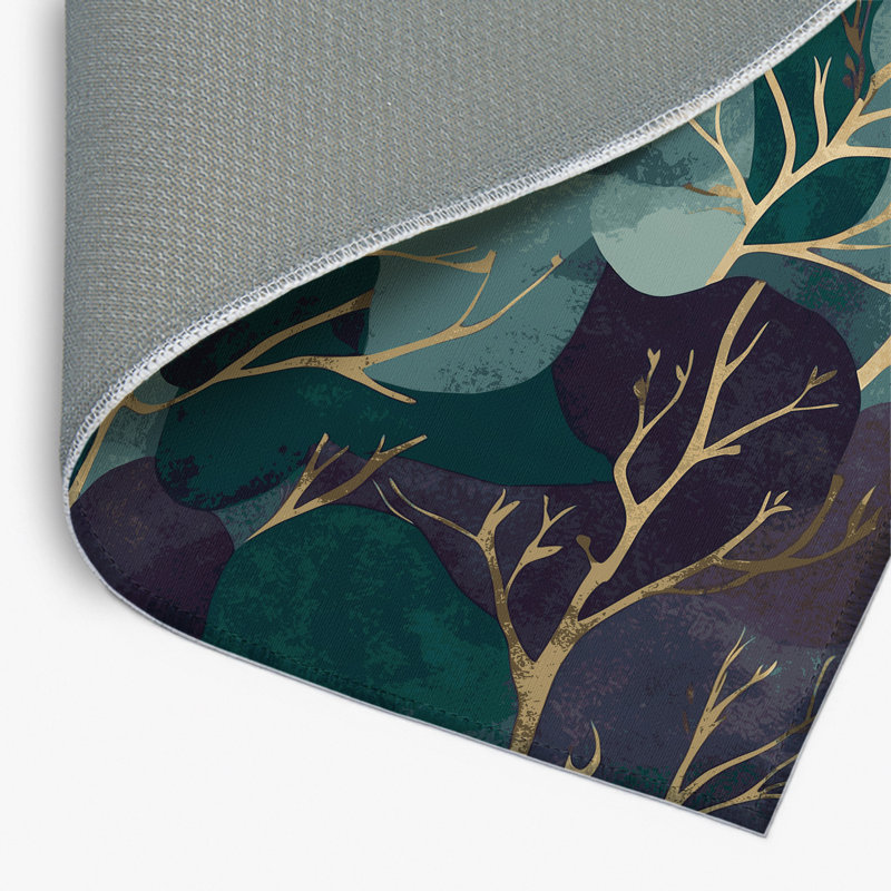 Whispering Willows Indoor And Outdoor Area Rug, Rectangle 1'6" x 2'6"