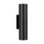 Sean Lavin Pressa 2-light outdoor round medium wall sconce light in black finish with glass shades-870780328-1032210180